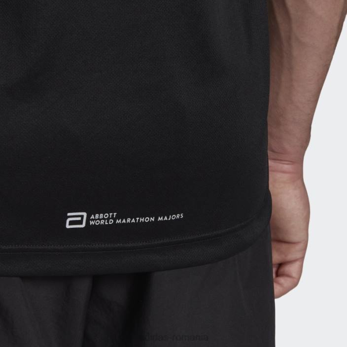 Adidas tricou Berlin Marathon finisher negru bărbați negru 2JBN15308
