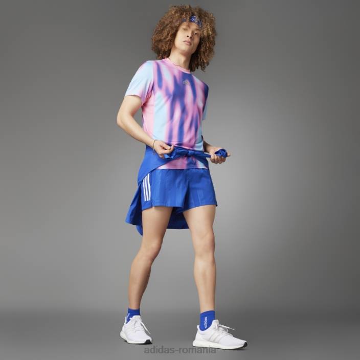 Adidas tricou adidas break the norm albastru bărbați albastru/roz/liliac 2JBN14763