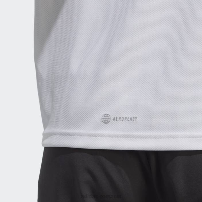 Adidas tricou alb x-city cooler bărbați alb 2JBN13889
