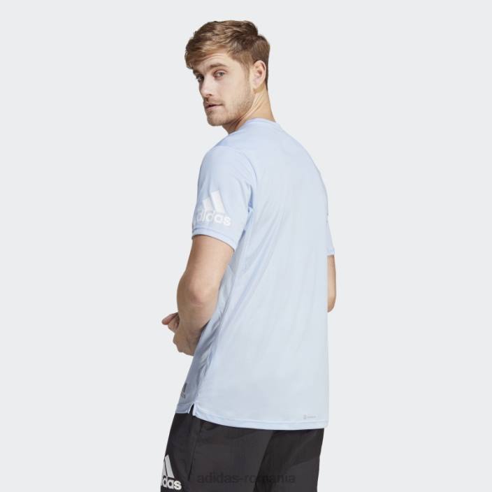 Adidas tricou albastru, run it bărbați zori albastre 2JBN5885