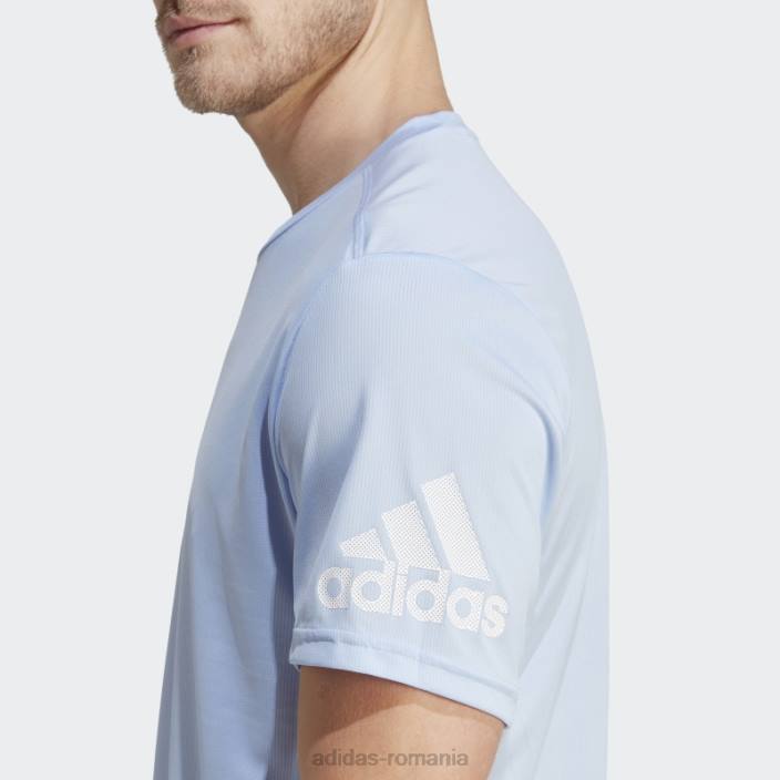 Adidas tricou albastru, run it bărbați zori albastre 2JBN5885