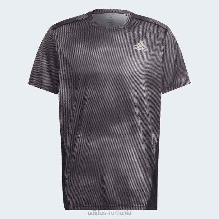 Adidas tricou cu blocuri de culoare gri propriu bărbați gri/negru 2JBN14620