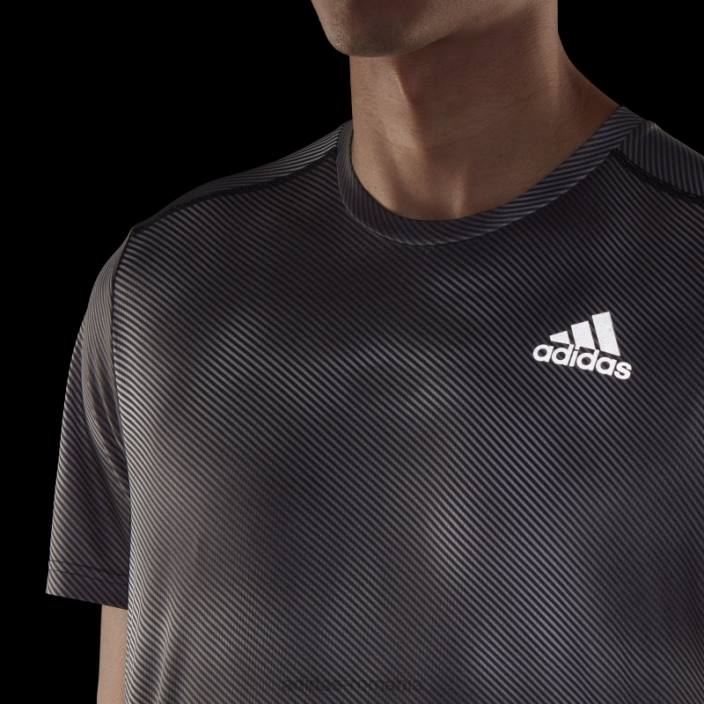 Adidas tricou cu blocuri de culoare gri propriu bărbați gri/negru 2JBN14620