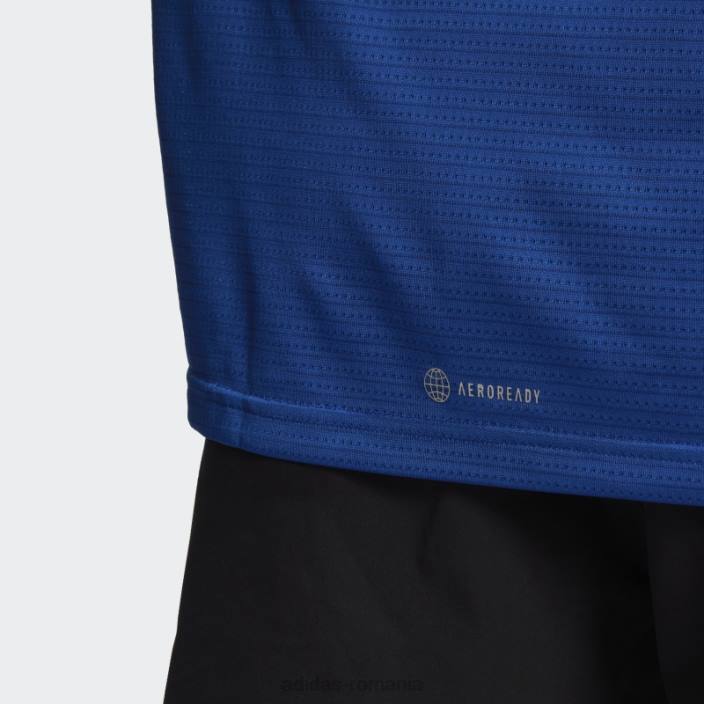 Adidas tricou cu mânecă lungă own the run albastru regal bărbați albastru regal/argintiu 2JBN6338