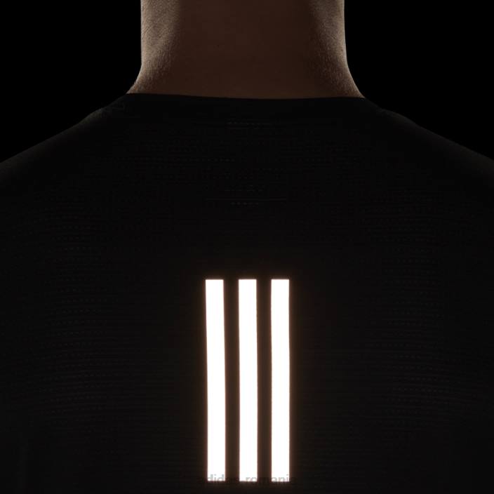 Adidas tricou cu mânecă lungă own the run negru fierbinte bărbați negru 2JBN6484