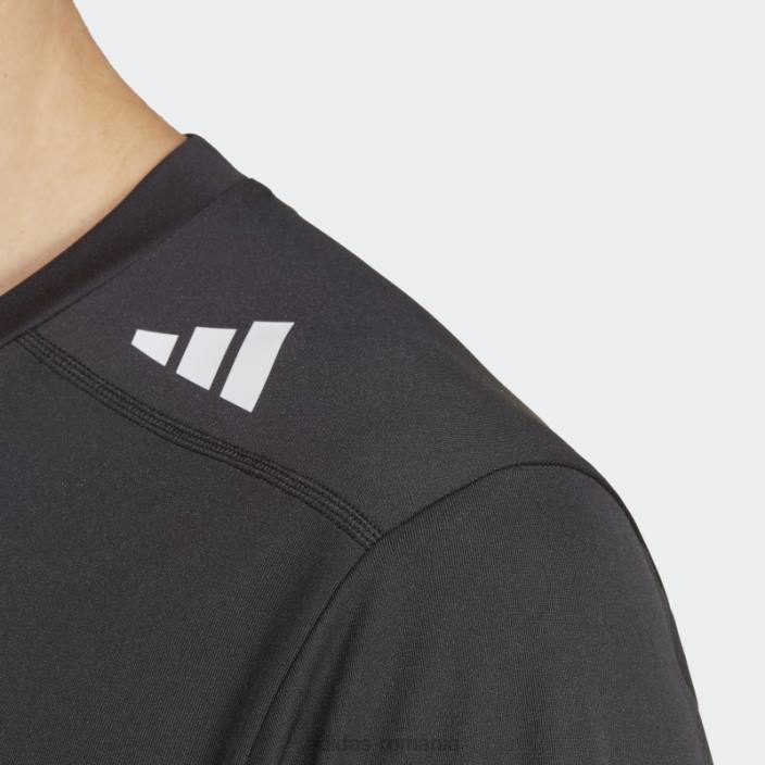 Adidas tricou de alergare negru făcut pentru a fi refăcut bărbați gri inchis 2JBN13768
