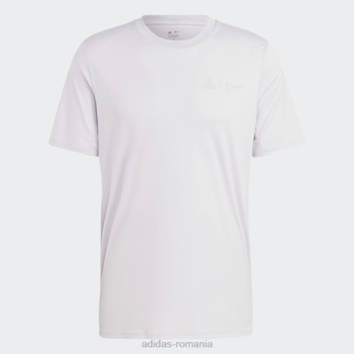 Adidas tricou de alergare silver dawn hot x parley bărbați zori argintii 2JBN14159