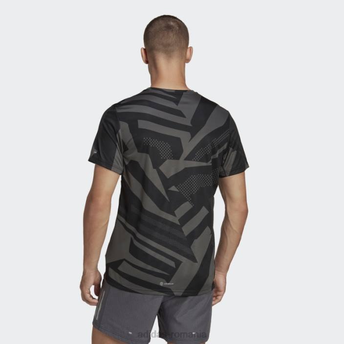 Adidas tricou de sezon dețineți alergarea negru bărbați gri inchis 2JBN13196