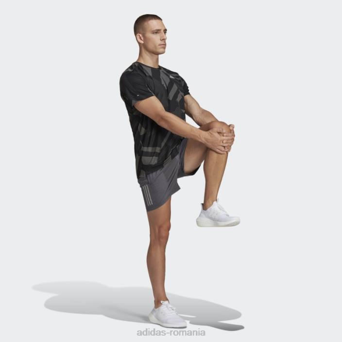 Adidas tricou de sezon dețineți alergarea negru bărbați gri inchis 2JBN13196