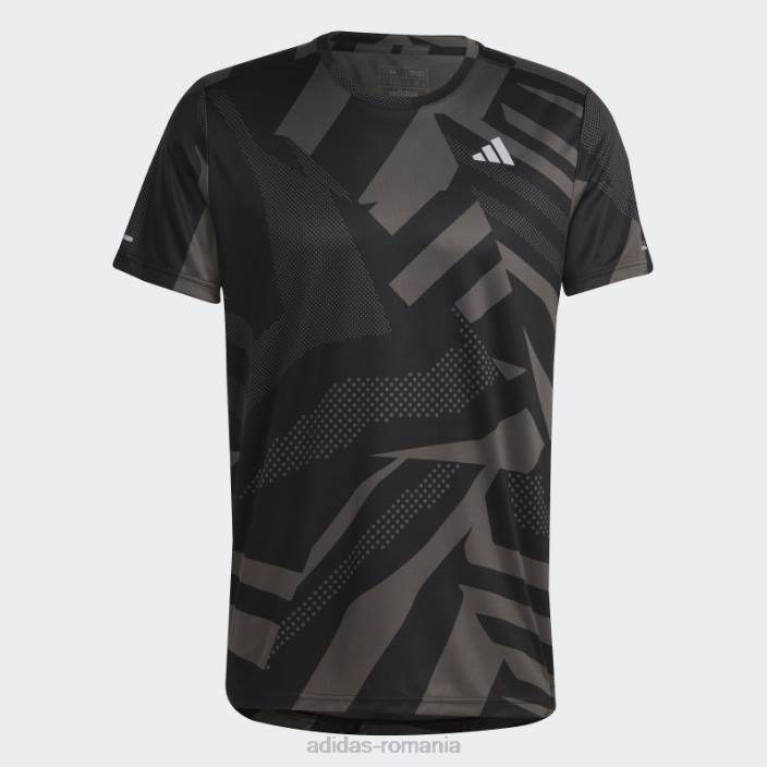 Adidas tricou de sezon dețineți alergarea negru bărbați gri inchis 2JBN13196
