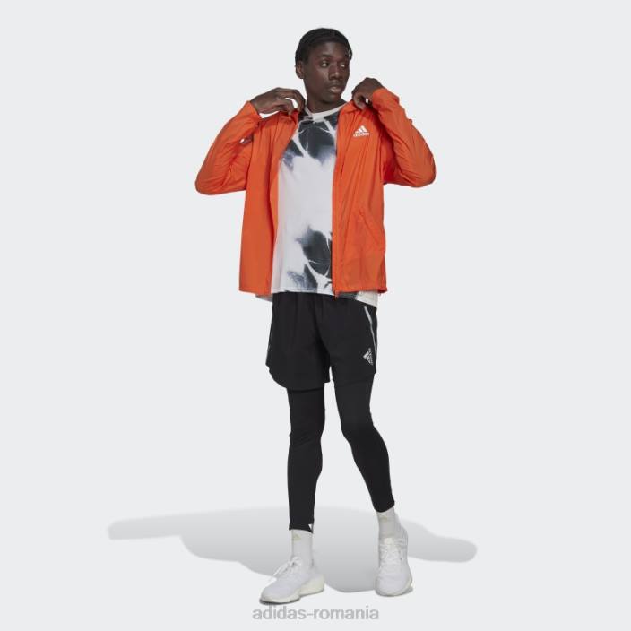 Adidas tricou grafic rapid alb bărbați alb negru 2JBN7208