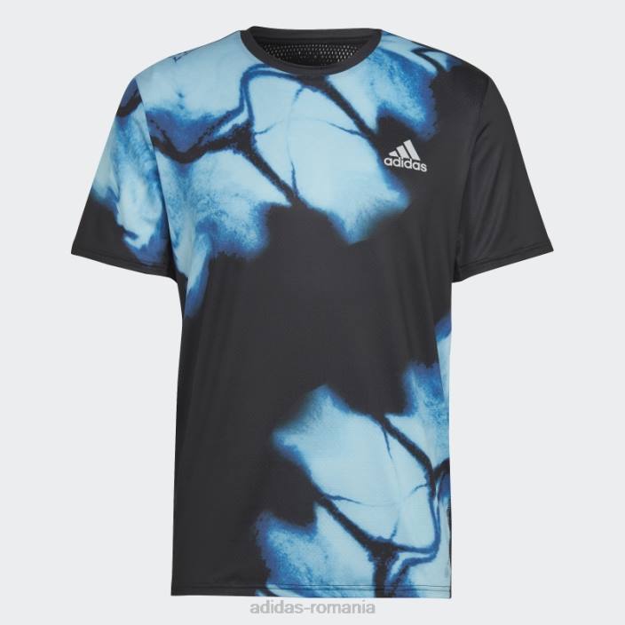 Adidas tricou grafic rapid negru bărbați negru/albastru regal 2JBN14746