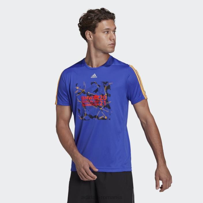 Adidas tricou ink Berlin Marathon finisher bărbați cerneală 2JBN15142