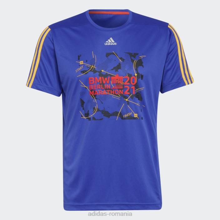 Adidas tricou ink Berlin Marathon finisher bărbați cerneală 2JBN15142