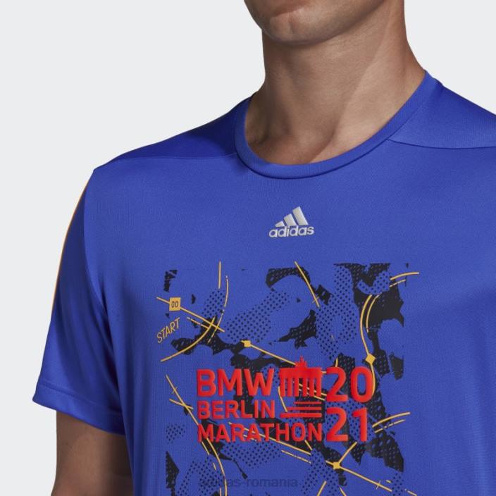 Adidas tricou ink Berlin Marathon finisher bărbați cerneală 2JBN15142