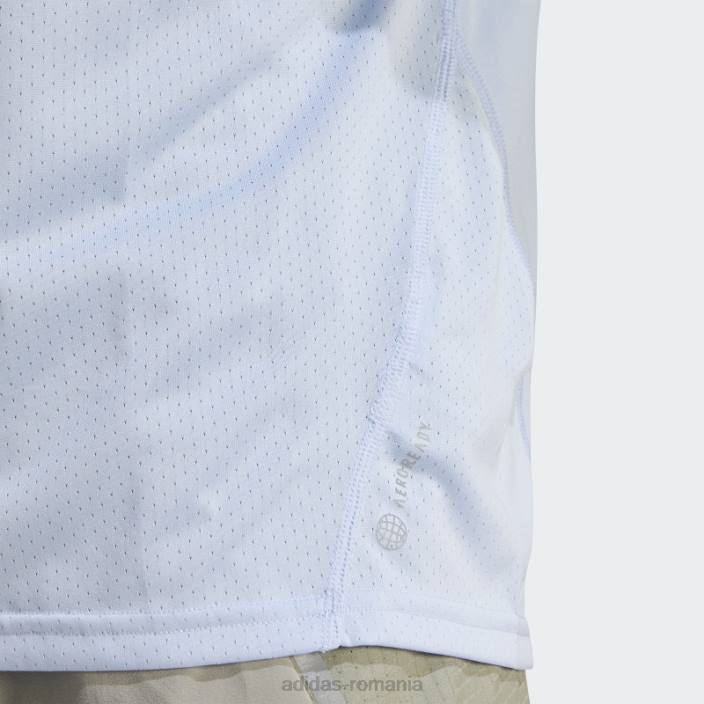 Adidas tricou încrezător proiectat albastru zori bărbați zori albastre 2JBN5701