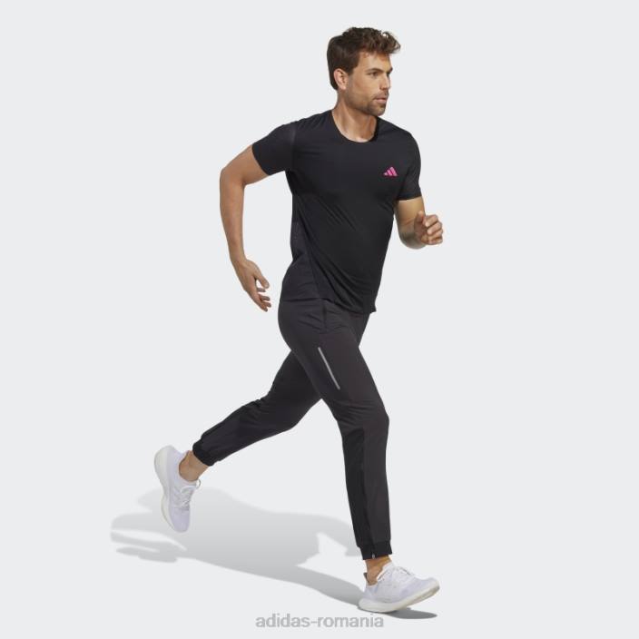 Adidas tricou negru adizero adidas bărbați negru 2JBN13989
