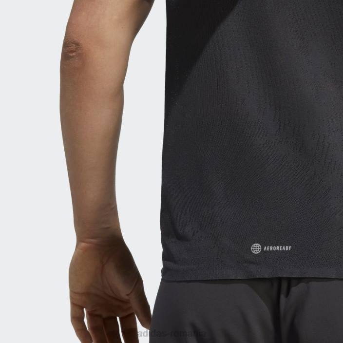 Adidas tricou negru adizero adidas bărbați negru 2JBN13989