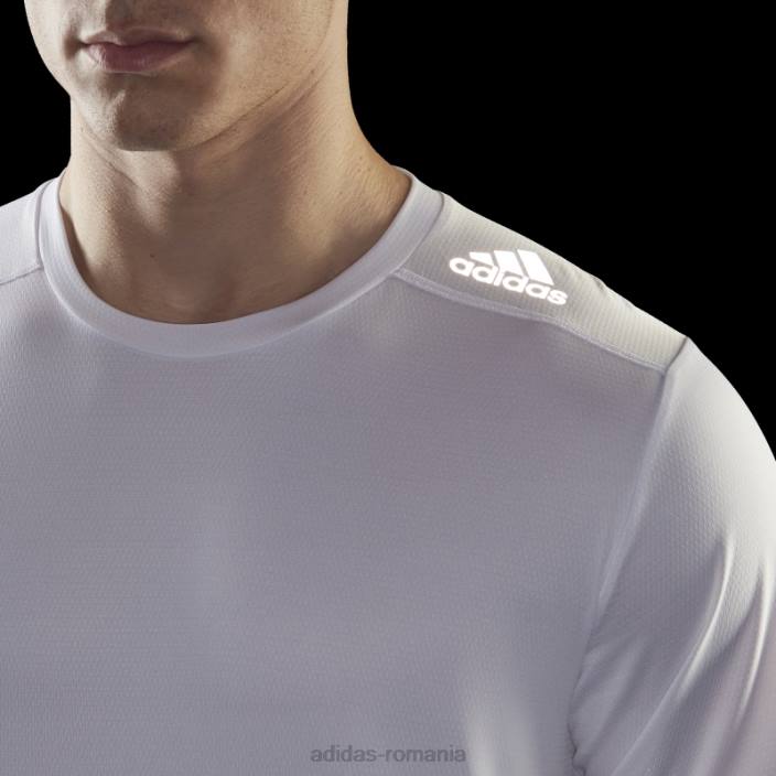 Adidas tricou pentru alergare cu design alb bărbați alb 2JBN5578