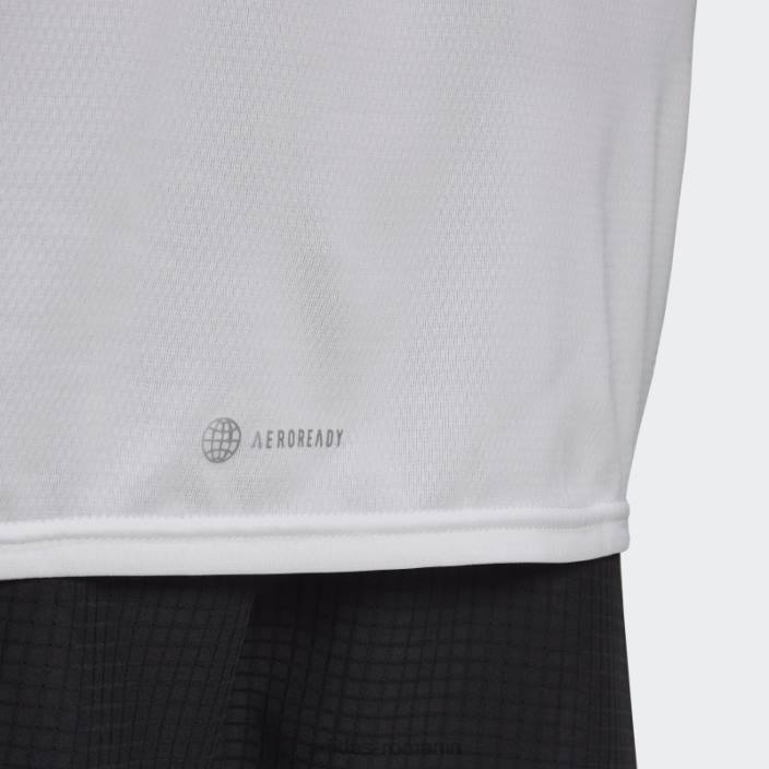 Adidas tricou pentru alergare cu design alb bărbați alb 2JBN5578