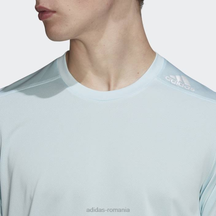 Adidas tricou pentru alergare cu design albastru 4 bărbați albastru 2JBN14794