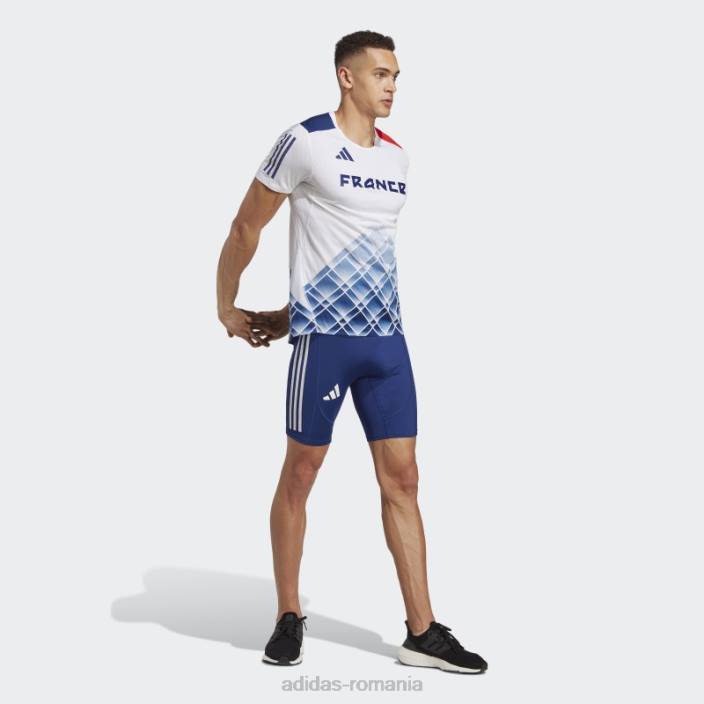 Adidas tricou promo alb adizero bărbați alb 2JBN14314