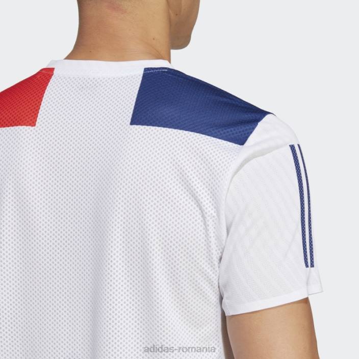 Adidas tricou promo alb adizero bărbați alb 2JBN14314