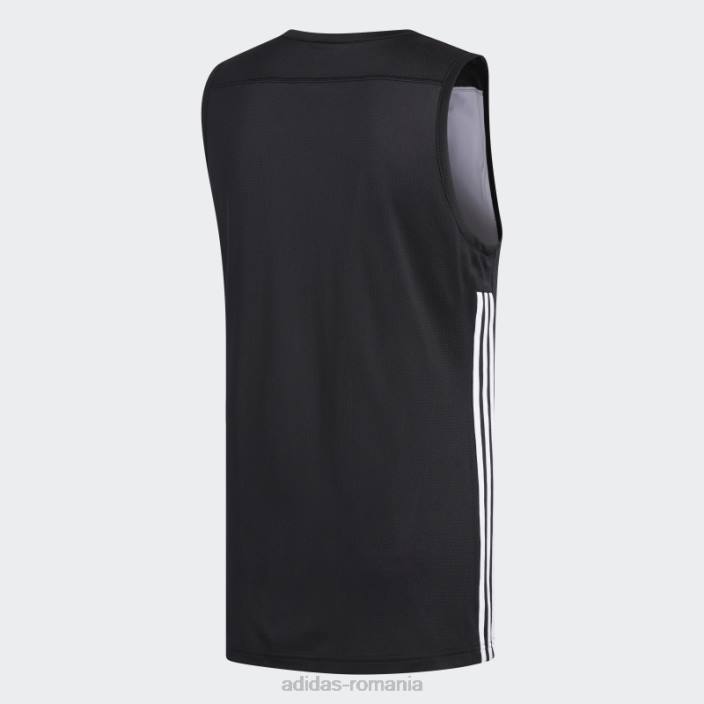 Adidas Tricou reversibil 3g speed negru bărbați alb negru 2JBN13363