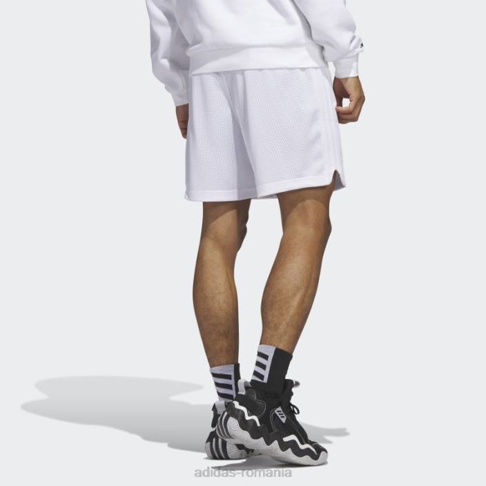 Adidas dame 9 pantaloni scurți alb bărbați alb 2JBN13825