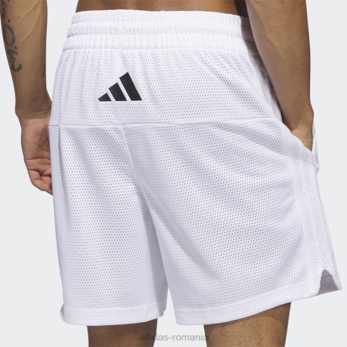 Adidas dame 9 pantaloni scurți alb bărbați alb 2JBN13825
