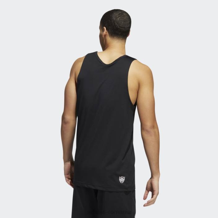 Adidas don. ediția 4 viitorul maiou rapid negru bărbați negru 2JBN14941