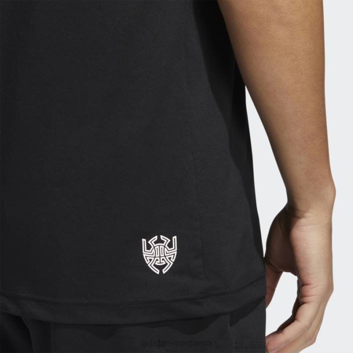 Adidas don. ediția 4 viitorul maiou rapid negru bărbați negru 2JBN14941