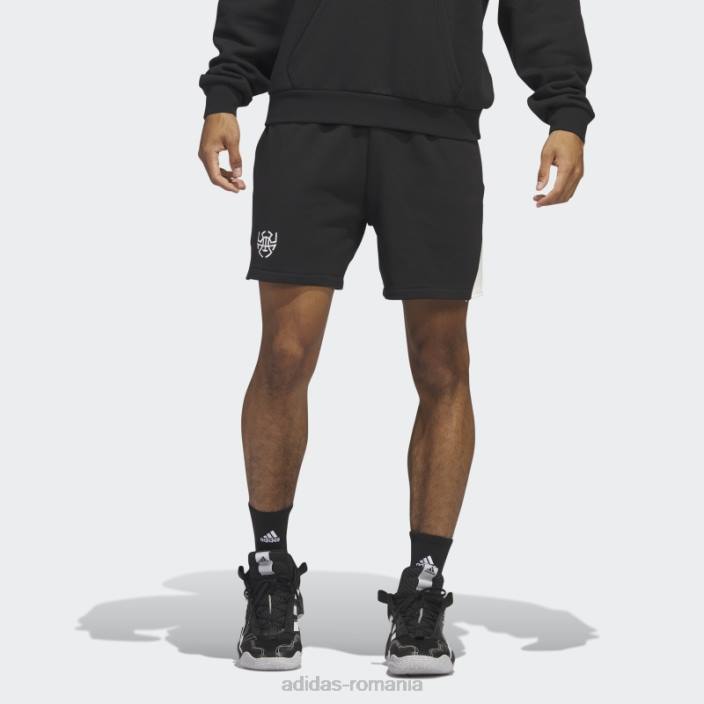 Adidas don. pantaloni scurți excellence negri bărbați negru 2JBN13855