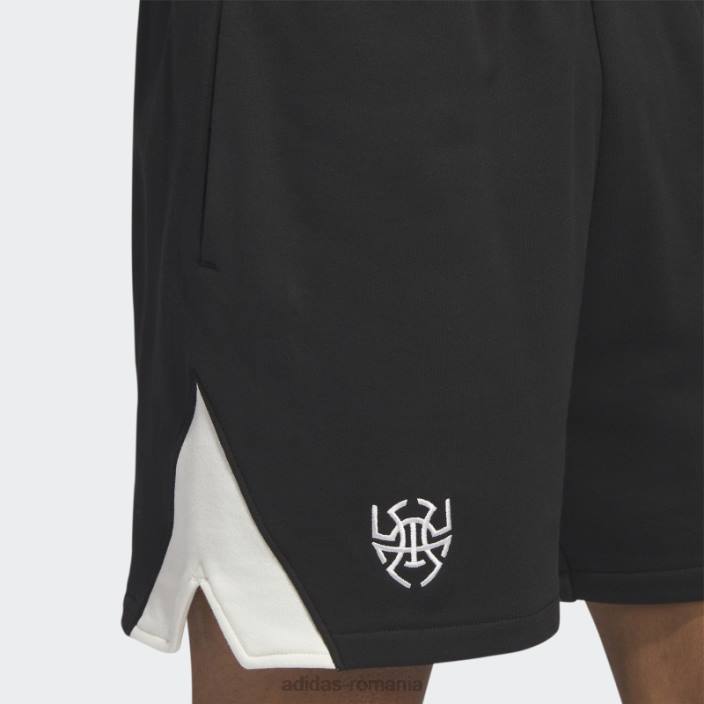 Adidas don. pantaloni scurți excellence negri bărbați negru 2JBN13855