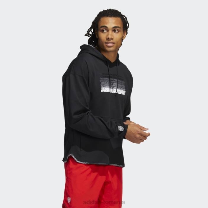 Adidas donovan mitchell inno hanorac negru bărbați negru 2JBN7304