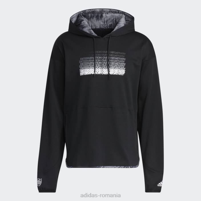 Adidas donovan mitchell inno hanorac negru bărbați negru 2JBN7304