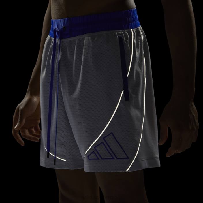 Adidas gri daniel patrick x hoops pantaloni scurți din plasă fashion bărbați gri 2JBN15114