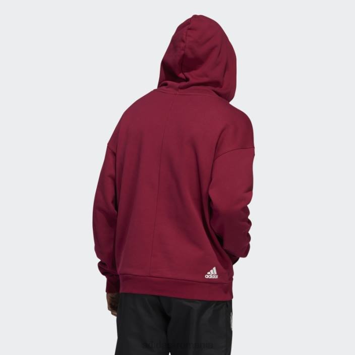 Adidas hanorac Dame 8 innovation burgundy adidas bărbați Burgundia 2JBN15132