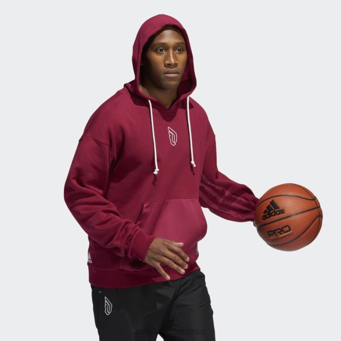Adidas hanorac Dame 8 innovation burgundy adidas bărbați Burgundia 2JBN15132