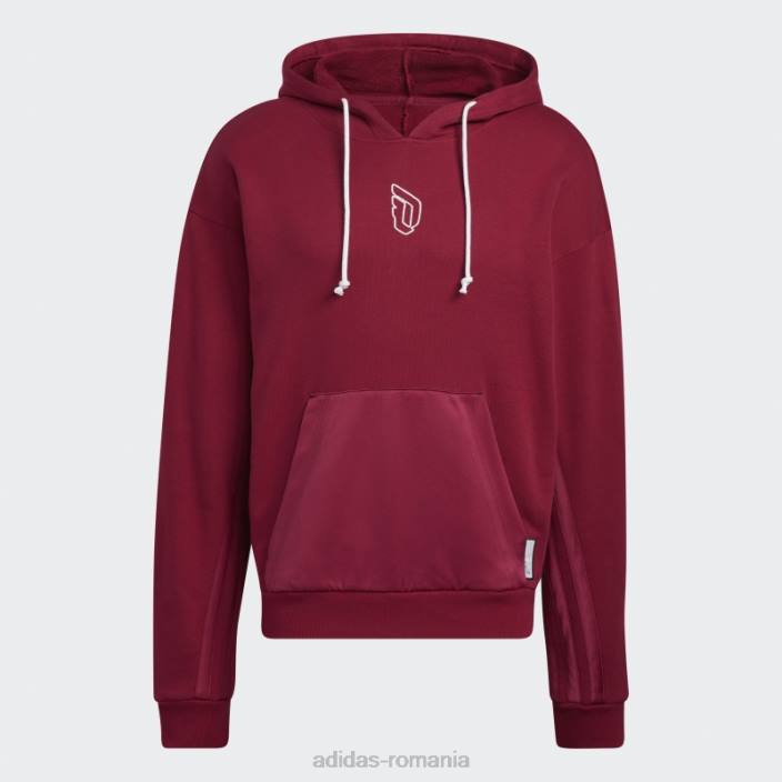 Adidas hanorac Dame 8 innovation burgundy adidas bărbați Burgundia 2JBN15132