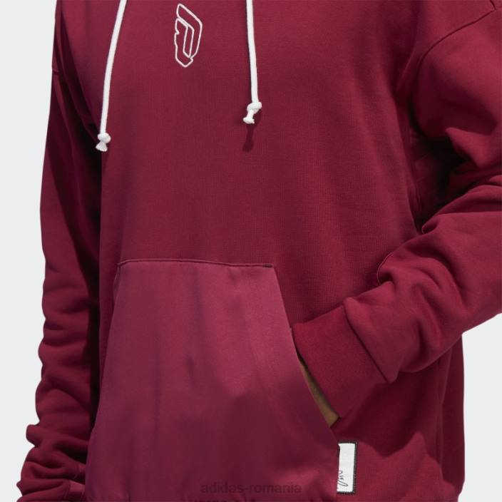 Adidas hanorac Dame 8 innovation burgundy adidas bărbați Burgundia 2JBN15132
