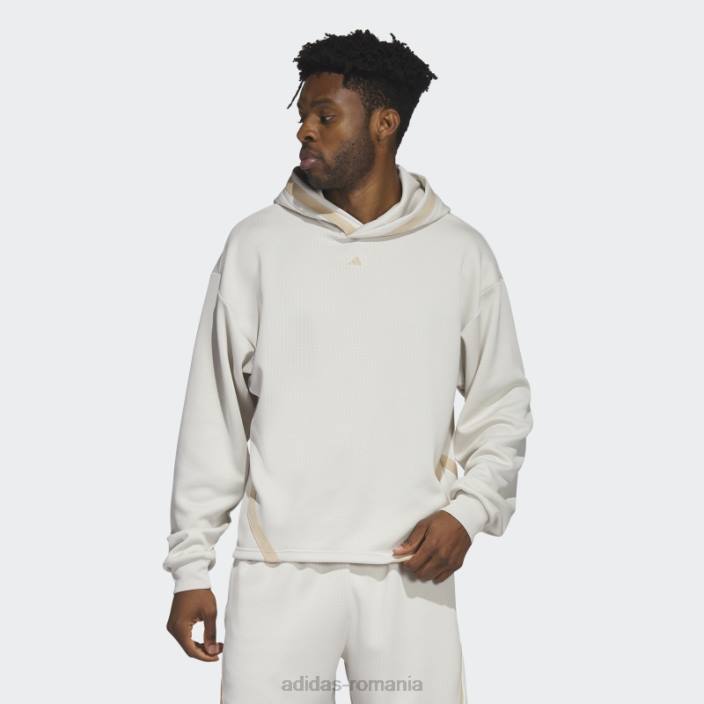 Adidas hanorac adidas select din aluminiu bărbați aluminiu/bej 2JBN5817