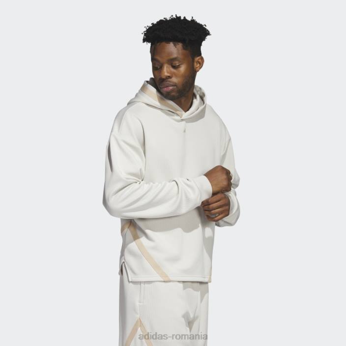 Adidas hanorac adidas select din aluminiu bărbați aluminiu/bej 2JBN5817