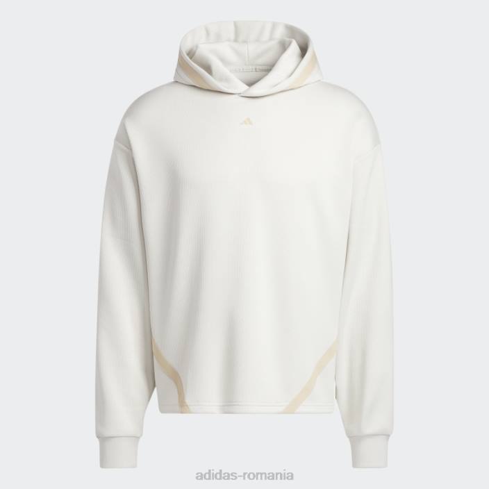Adidas hanorac adidas select din aluminiu bărbați aluminiu/bej 2JBN5817