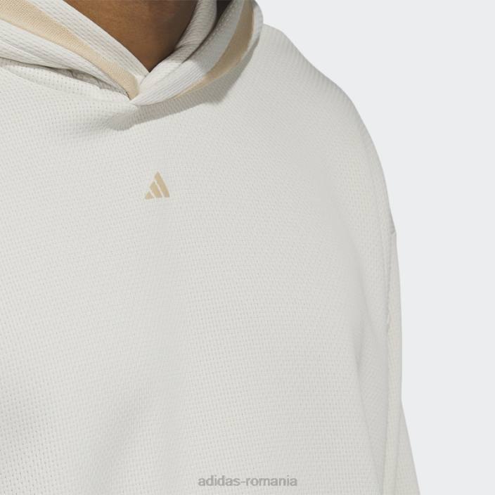 Adidas hanorac adidas select din aluminiu bărbați aluminiu/bej 2JBN5817