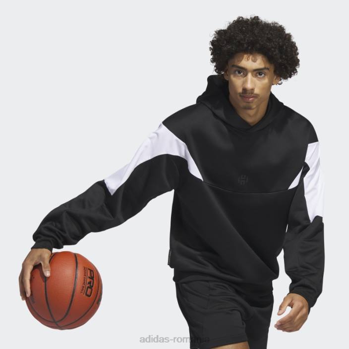 Adidas hanorac de călătorie harden negru adidas bărbați negru 2JBN5688