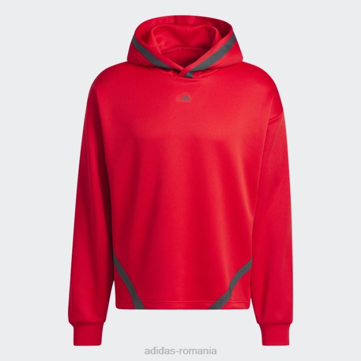 Adidas hanorac scarlet select adidas bărbați stacojiu/carbon 2JBN14103