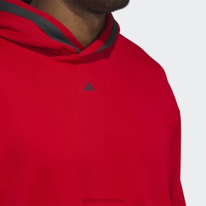 Adidas hanorac scarlet select adidas bărbați stacojiu/carbon 2JBN14103