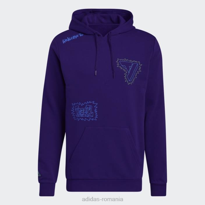 Adidas hanorac trae violet bărbați Violet 2JBN7339