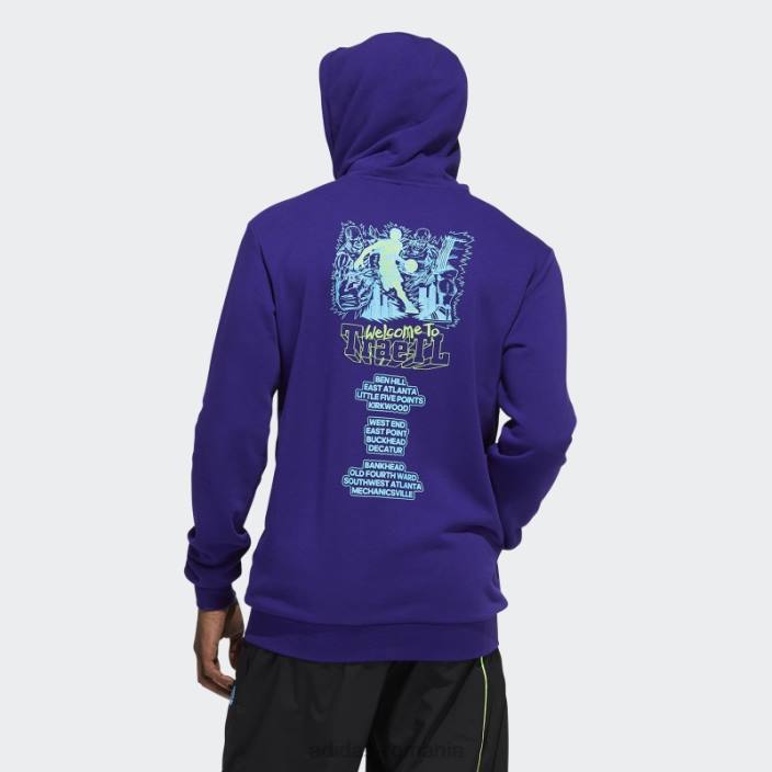 Adidas hanorac violet trae bărbați Violet 2JBN1522
